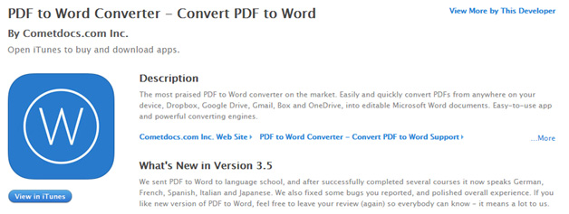 pdf to word converter